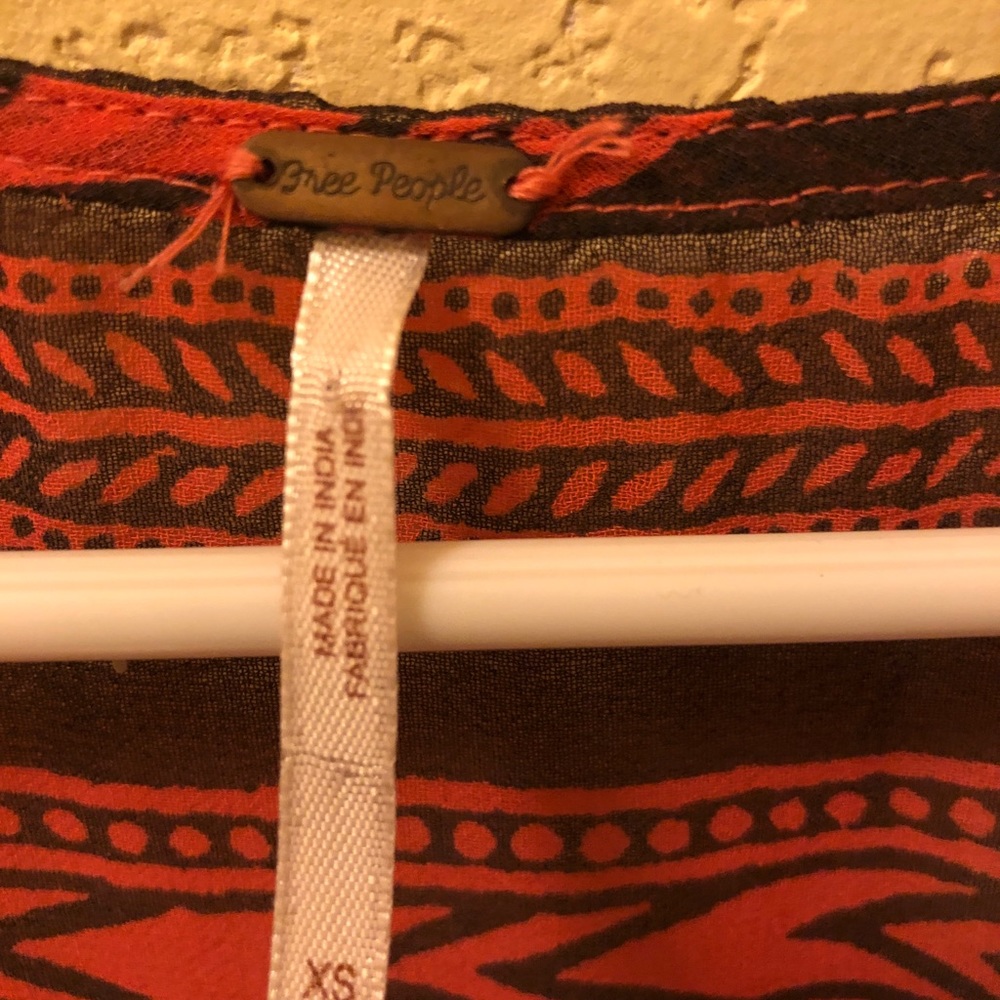 Orange Sequin Tunic Extra Small - image 2